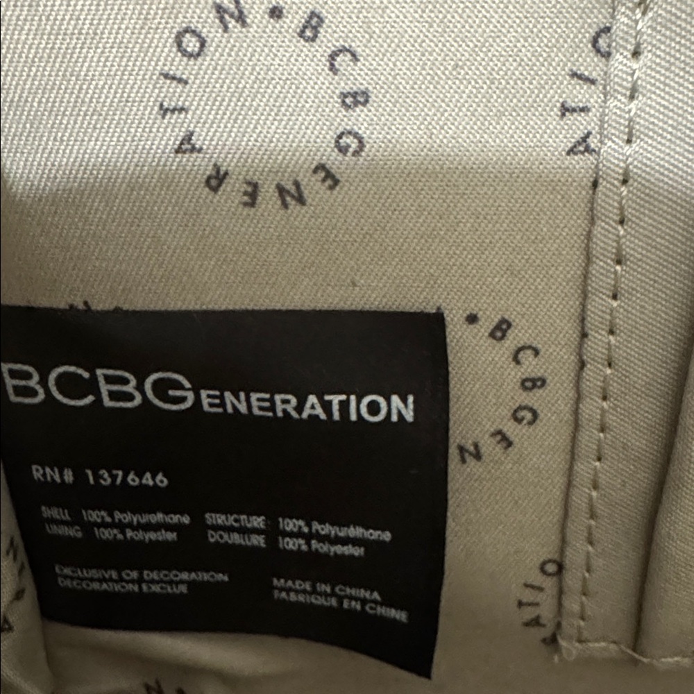 BCBG Generation Carly Crossbody Black Clutch with Gold Accents - Picture 5 of 15